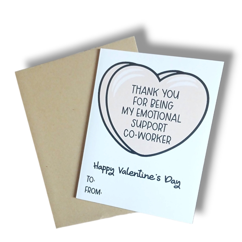 NEW Valentine's Card For Coworker
